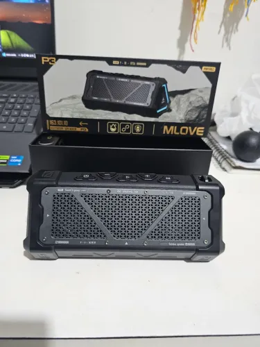 Caixa de Som Bluetooth MLove P3 Outdoor Speaker 40W RMS