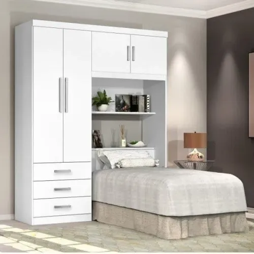 cama com guarda roupa