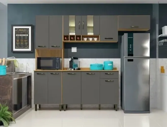 *Cozinha Zafira 4 Peças Valdemóveis Pronta Entrega