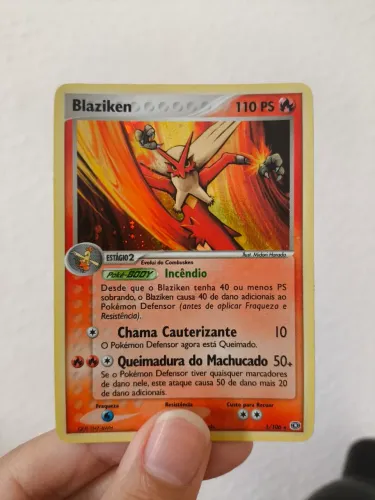 Carta Pokemon Blaziken 1/106