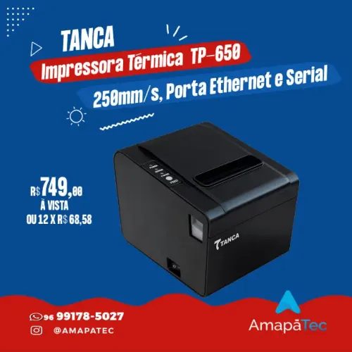 Impressora Térmica Tanca Tp-650
