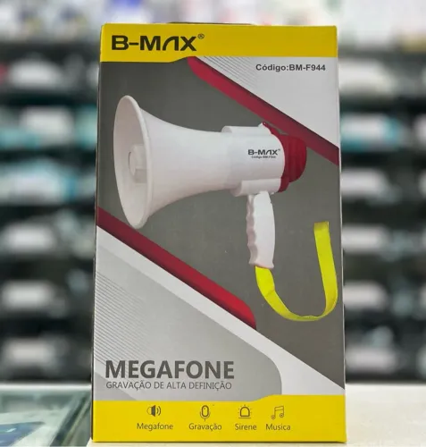 Megafone recarregável BMAX Alto Falante