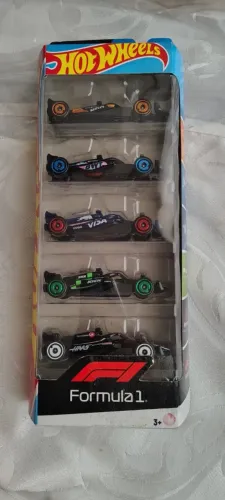 Hot Wheels Fórmula 1 - Kit com 5 miniaturas