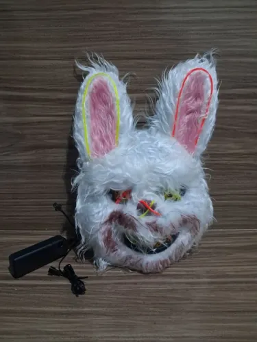 Promoção!!! Máscara Coelho Assassino Halloween Led