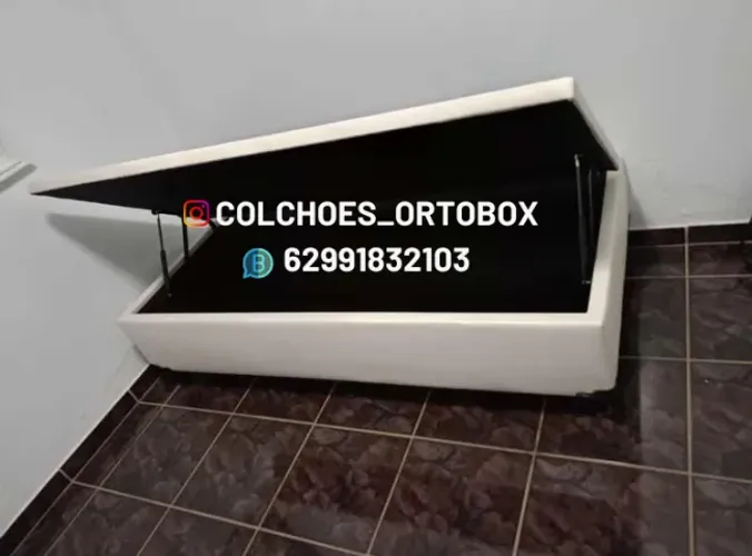 Cama box Baú Solteiro 88x188x41