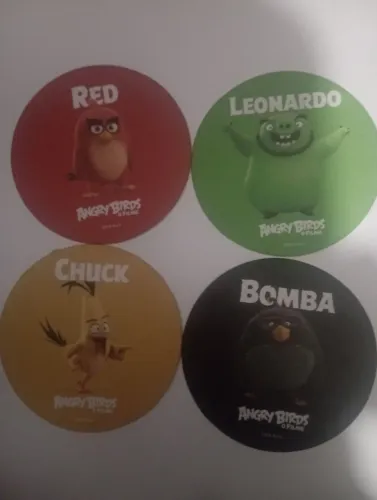 Copo de vidro Angry Birds - Novo