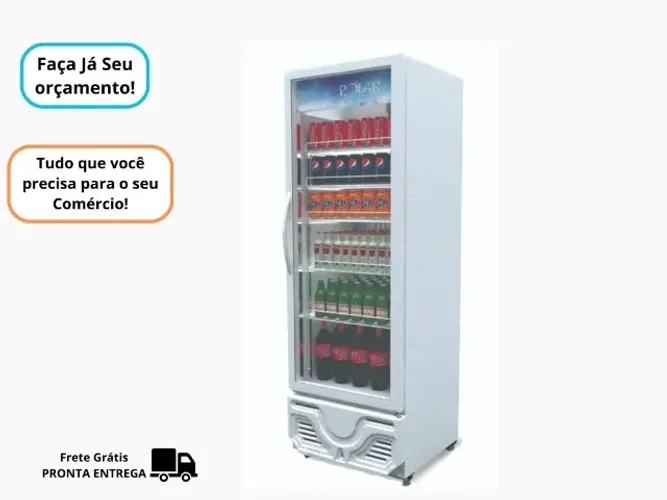 Geladeira expositora para Bebidas e Laticínios Polar