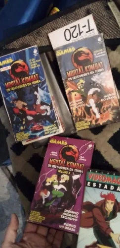 Lote/combo VHS Mortal Kombat - Vídeos Cassete Originais
