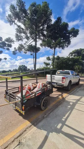 Retirada de pequenos entulhos