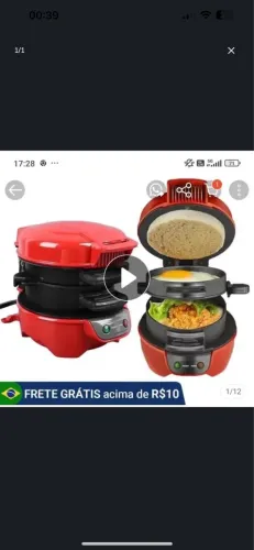 máquina de fazer hambúrguer 