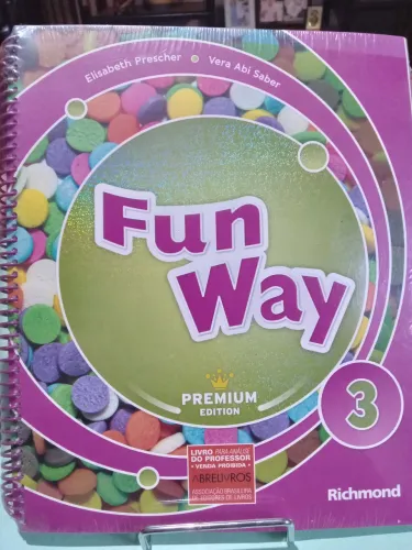 Livro didático de inglês Fun Way 3 editora Richmond Premium edition 