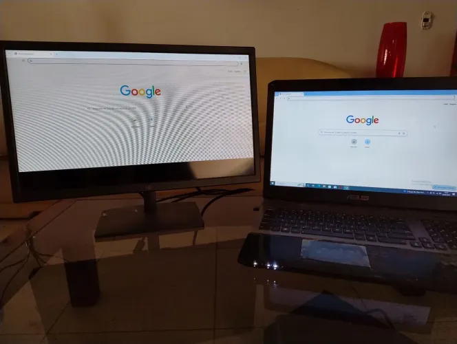 Monitor 21.5HQ Led com defeito