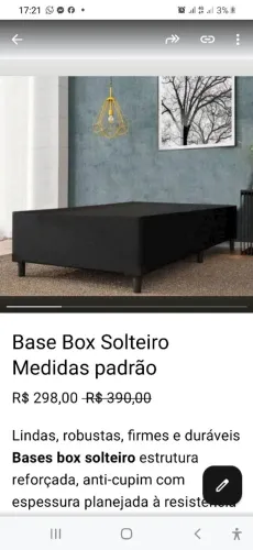 Base Box Solteiro Promoção