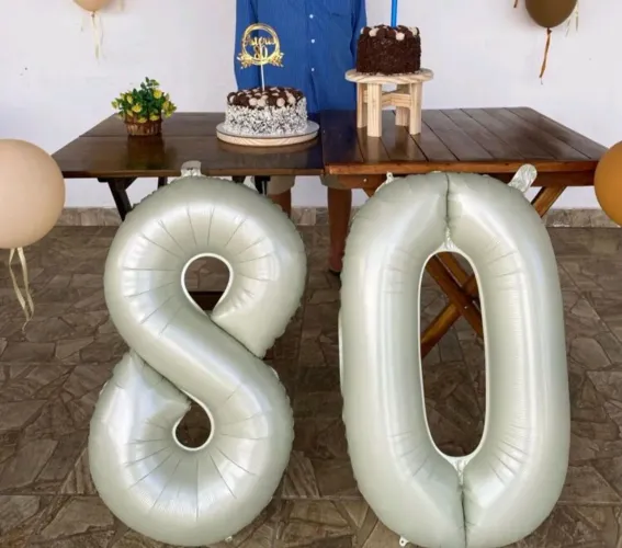 Números de Balão para Decoração de Festa - 18