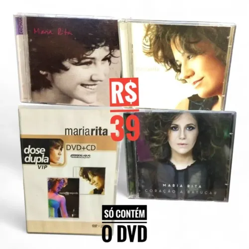 Coleção Maria Rita - CDs e DVDs ?