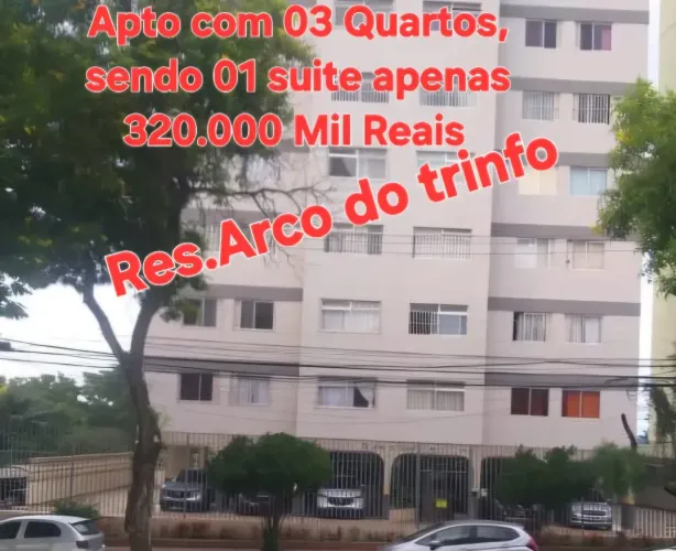 Apto Leste Vila Nova Res.Arco do Triunfo ( Goiânia Goiás)