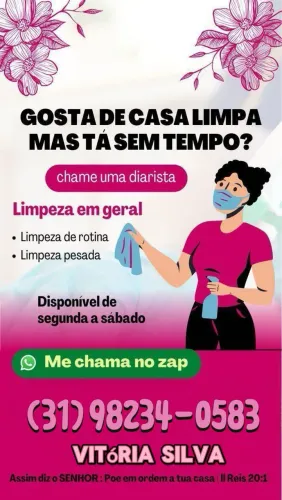 Faxina limpeza de casa 