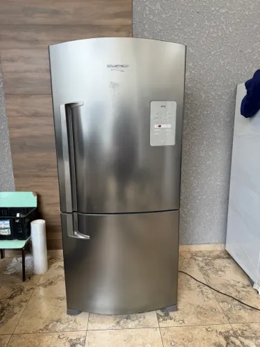 Geladeira Brastemp Duplex Frost Free Inverse Inox
