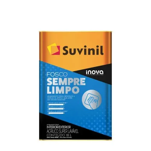 Vendo Tinta Suvinil Sempre limpo