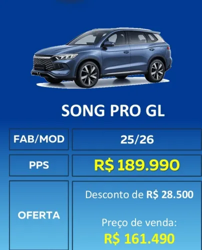 BYD Song Pro GL 1.5 16V Aut. (hibrido) 2027