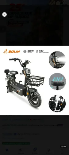 Bike elétrica 800w