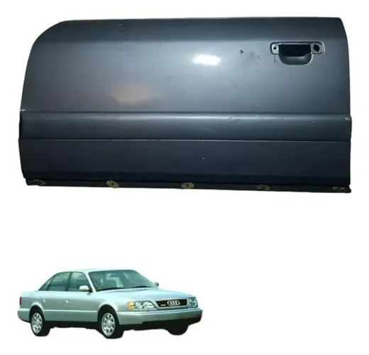 Porta Dianteira Esquerda Audi A6 2.8 1994 A 1996 Dianteira Esquerdo Prateado