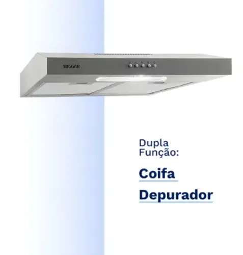 Depurador Exaustor Slim 60cm Prata Dps162pr Suggar