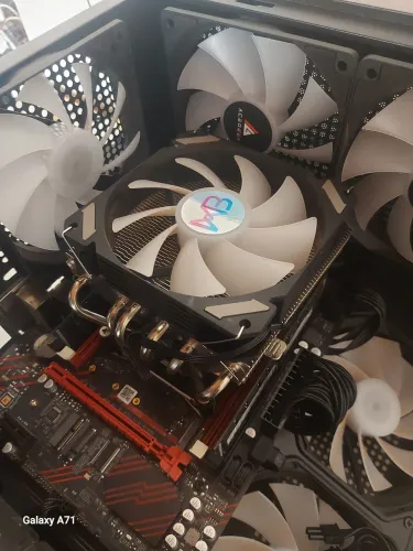 Air Cooler Low Profile Wovibo ARGB Serve Em Xeon,Ryzen LGA 115X-115X-2011-X99-X79-AM5-AM4 