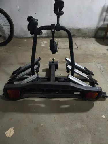 Transbike Engate Reboque Rack Suporte P/ 3 Bike Cor Preto
