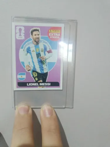 Figurinha Lionel Messi bordo copa do mundo 2026