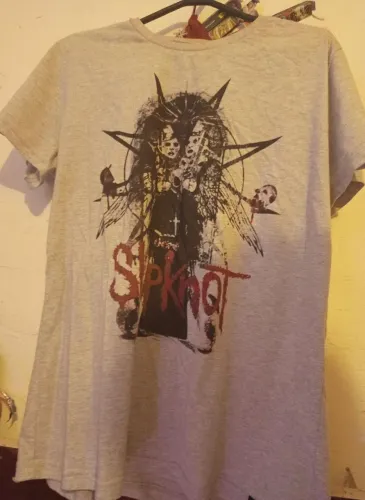 Blusa Slipknot cinza m e g