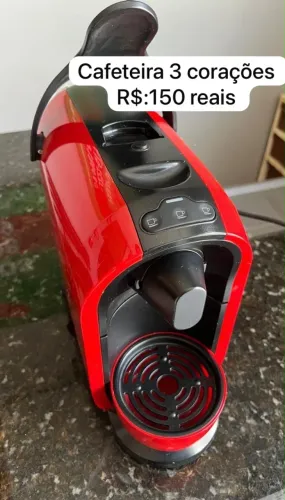 Cafeteira 3 corações