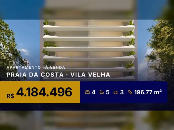 Viva a exclusividade no Montê Residence, Praia da Costa - Vila Velha!