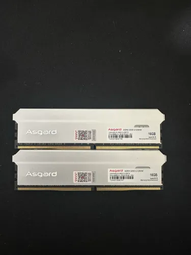 MEMÓRIA RAM ASGARD 16GB 3200MHZ NOVA