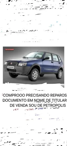 Fiat uno ler descrição sou de petropolis 