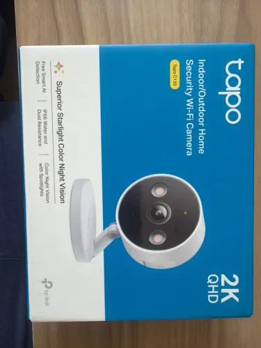 TAPO 2K QHD - Câmera de Segurança Interna e Externa com Wi-Fi 