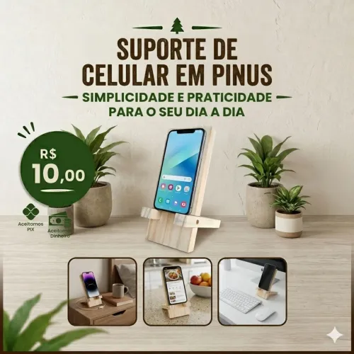 Suporte para Celular - R$ 10