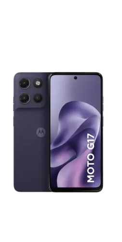 Smartphone Motorola G17 128G roxo NOVO