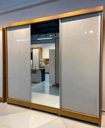 Guarda Roupa Sollo com 3 Portas 100% MDF 2,73m de Largura
