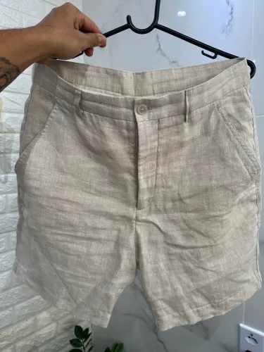 Bermuda Zara 100% linho M