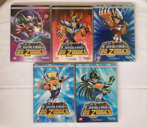 Coleção DVDs Cavaleiros do Zodíaco