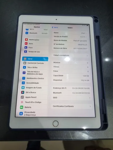 iPad 6ª Geração 128GB Wi-Fi Completo + Carregador Original