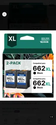Kit cartucho preto2 uni