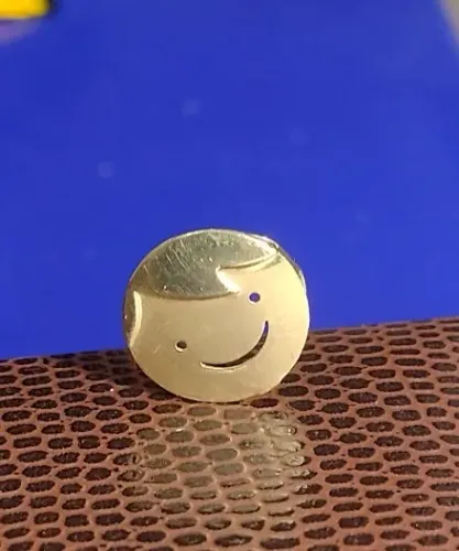 Pingente Menino Boneco Grande Ouro 18 Kilates Peso 2 Gramas 25 mm
