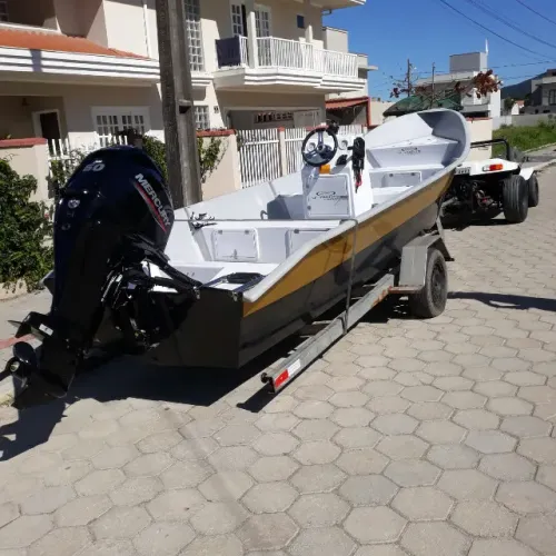 BARCO 21 PÉS - COMPLETO | MERCURY 60HP 4T | IMPECÁVEL
