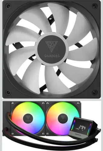 Water Cooler Gamdias Chione E4 240 mm RGB. Lacrado. R$ 349