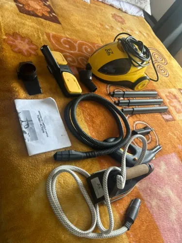 Máquina Limpeza a Vapor Turbo Action EZ Home Polishop 110V - POUCO USO