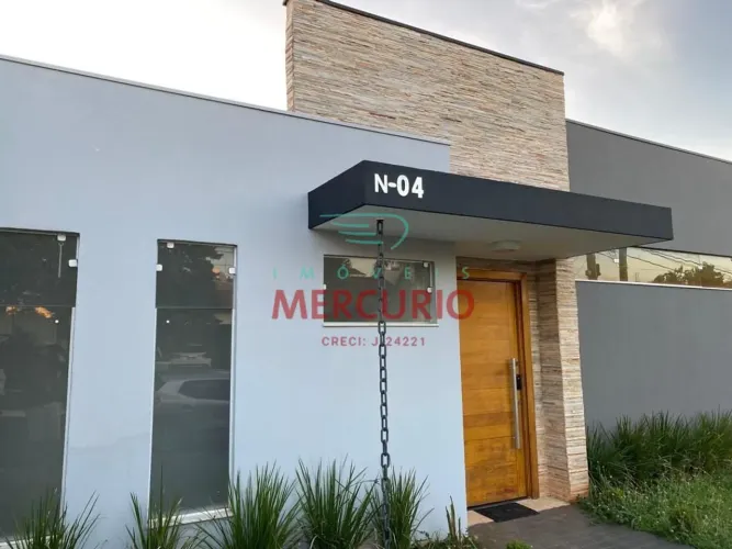 Casa para locação com 3 dormitórios no Residencial Villaggio I, na Vila Aviação, Bauru - S