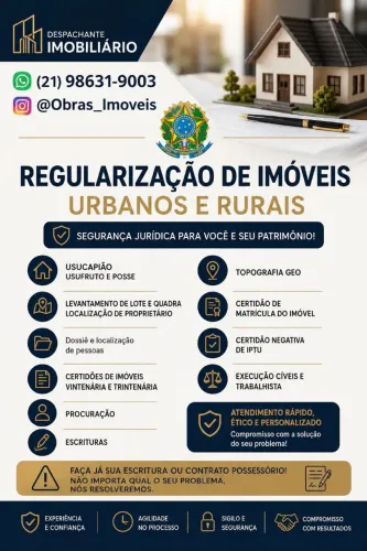 Regularização de imóveis e obras