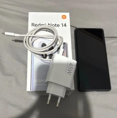 Redmi note 14 pro na caixa completo funcionando perfeitamente